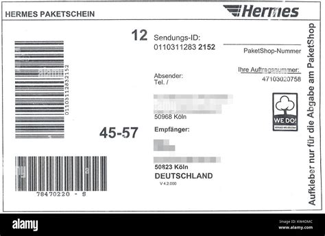 paket abschicken hermes|Hermes paketaufkleber.